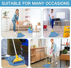 Lallisa 10 Pcs Commercial Mop Head Replacement Tube Microfiber Mop Heads - Image 7