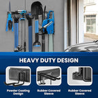 48'' All-Metal Garage Tool Organizer Wall Mount – Heavy-Duty Tool Rack Holds - Image 2