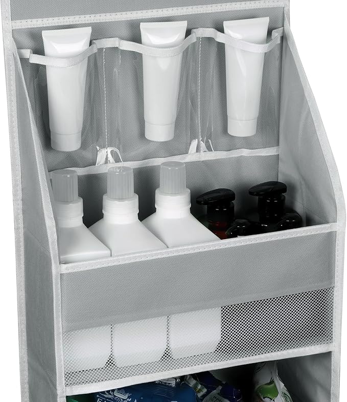 Univivi 5-Shelf Fabric Door Storage Over Door Hanging Organizer - Image 4
