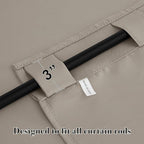 RYB HOME Blackout Curtains for Bathroom - Image 2