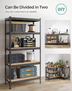 SONGMICS 5-Tier Storage Shelves, Load 2310 lb, Boltless Assembly, Adjustable - Image 7
