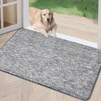 REFETONE Indoor Doormat, Front Door Mat 32"x48" Absorbent Rubber Backing Non by Refetone