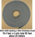 Door Sealers for Door Frame Felt Pile Weatherstripping for Sliding Window - Image 2