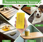 4-Pack Damp Clean Duster Sponge Brush - Image 4