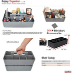 2 PACK - Portable DIY 8 Dividers Durable Plastic Tote Tool & Supply Cleaning - Image 2