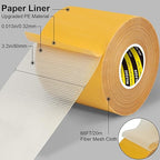 Double-Sided Tape Strong and Tough, Extra Large 3.2in x 66FT, Durable Duct - Image 2