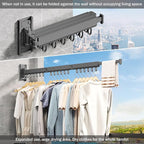 Wall Mounted Clothes Drying Rack - Image 4