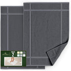 Pearl Linens Pack of 2 Washable Cotton Bath Mat 18x25 - Image 3