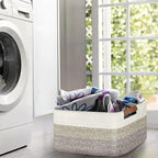 Large Collapsible Laundry Basket, Clothes Hamper - Image 4