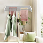 Wall Mounted Clothes Drying Rack 32 inches, Foldbale Laundry Drying Rack Wall - Image 7