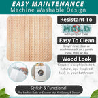 ENKOSI Extra Large Square Non Slip Shower Mat - Image 4