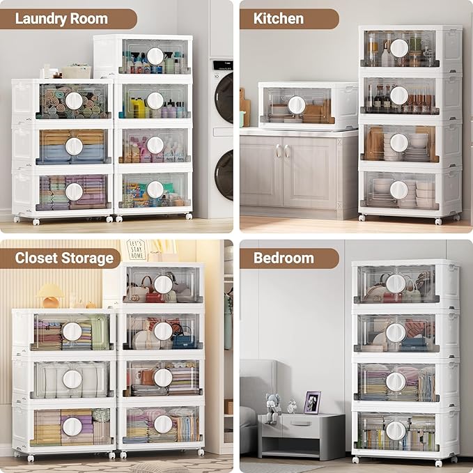 BROVIEW 360Qt Lockable Stackable Storage Bins - Image 7