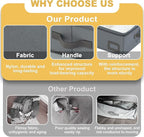 6-Inch Under Bed Storage Containers | Sturdy Sidewalls | Clear Cover & Label - Image 4