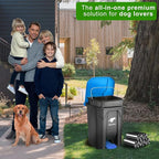 Dog Poop Trash Can Outside, 20L/5Gallon Dog Waste Trash Can - Image 7