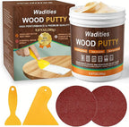 Natual Wood Filler, Natual Wood Putty, Paintable Stainable Wood Repair Putty by Wadities