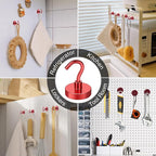 MIKEDE Magnetic Hooks Heavy Duty, 40 Lbs Magnet - Image 6