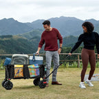 PORTAL Collapsible Wagon with Brakes, Heavy Duty Utility Cart with All-Terrain - Image 7