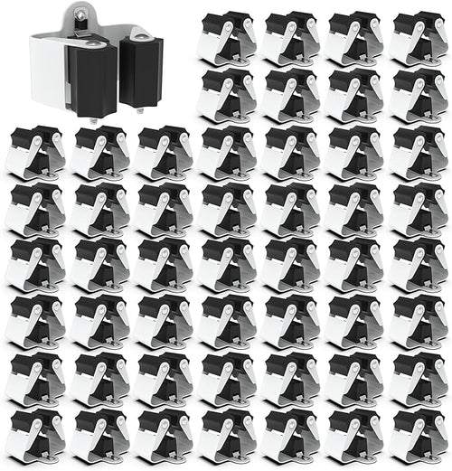 3-H Broom Hanger, Mop Holder Wall Mount 50 Pack, Broom Holder Wall Mount by 3-H