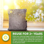Charcoal Odor Absorber for Strong Odor, Bamboo Charcoal Air Purifying Bag - Image 5