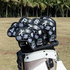 Golf Iron Covers Lucky 777 Golf Iron Headcover 10pcs Synthetic Leather Golf - Image 2