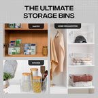 ClearSpace Clear Plastic Storage Bins – Pantry Organizers & Storage Containers - Image 9