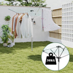 Outdoor Umbrella Drying Rack 165 Feet Umbrella Clothesline - Image 3