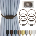 Magnetic Curtain Tiebacks 6 Pack Coffee Curtain Rope Tieback Curtain Holders by CURTAINTIEBACKS