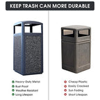 Commercial Metal Outdoor Trash Can - Image 6