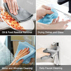 Streak Free Miracle Cleaning Cloths Easy Clean Nanoscale, Microfiber Polishing - Image 7