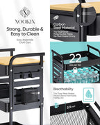 Art Cart with Tabletop & Pegboard - Image 4