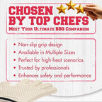 KITCHEN PERFECTION Silicone Smoker Oven Gloves - Image 6