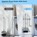 4 Pack Stainless Steel Mop and Broom Gripper - Image 2