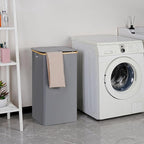 efluky Laundry Basket with Lid and Removable Bag, 100L Tall Laundry Hamper with - Image 3