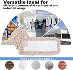 Matthew Cleaning 24'' Cotton Dust Mop Refill Washable Thick Tufted Replacement - Image 5