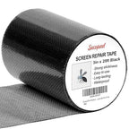 Black Window Screen Repair Tape, 3IN x 20FT Screen Repair Kit by Secopad