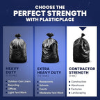 Plasticplace 55 Gallon Contractor Bags, 4 Mil - Image 6