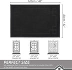 BEQHAUSE Door Mat 32" x 48", Non-Slip Door Mats Indoor Entryway Rugs Washable - Image 2