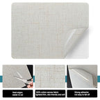 J.CARP 2Pcs Linen Repair Patches, Large Self-Adhesive Fabric Patch - Image 3