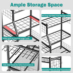 EVERHANGER Garden Tool Organizer Stand, Garage Tool Storage Organization - Image 3