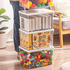 Clear plastic storage bins - Image 5