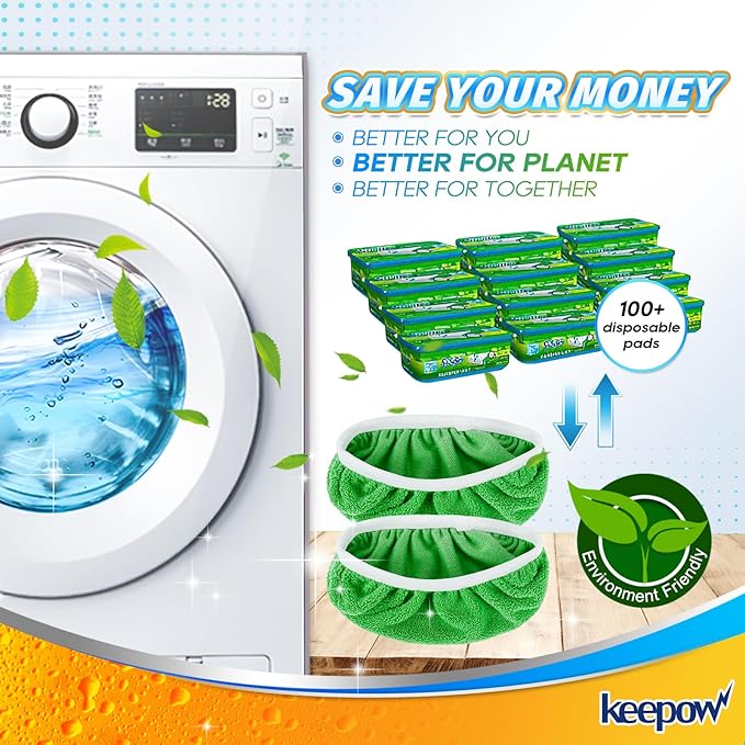 KEEPOW Reusable Wet Pads Refills Compatible - Image 3