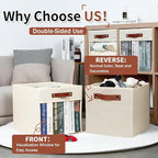 HNZIGE 11 x 11 Storage Cubes Bins - Image 5