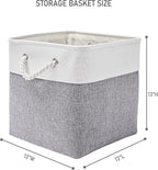13 x 13 Inch Storage Cubes, 6 Pack Cube Storage Bins - Image 5