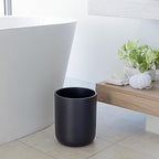 Matte Black Round Compact Trash Can Mini, 2 Gallons / 7.5L Garbage Bin - Image 6