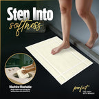 Pearl Linens Pack of 2 100% Cotton Bath Mat 18x25 inches, Soft & Absorbent - Image 8