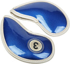 HISTAR 10pcs Crystal Pu Leather Golf Iron Head Covers Set Iron Club Headcover - Image 3