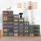 12 Pack Hard Sturdy Thickened Rigid XX Large Shoe Storage Organizer - Image 7