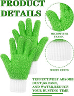 Bencailor 3 Pairs Microfiber Plant Dusting Gloves Leaf Cleaning Gloves - Image 5