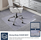 SALLOUS Chair Mat for Carpet, Gaming Chair Mat for Carpeted Floors, Floor - Image 5