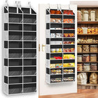 Over the Door Organizer 5 Tiers, Extra Large Behind Door Storage of 10 by Ofiray-home